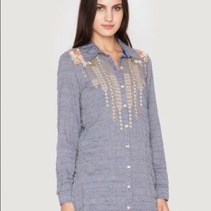 Johnny Was Piper Button Back Tunic